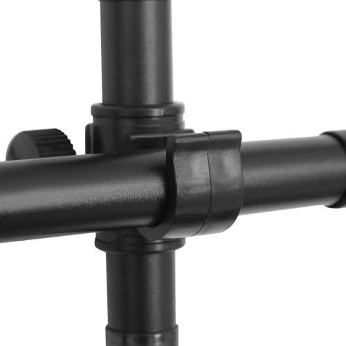 Raumteiler Paraventgestell Gardinenstange - Ausziehbare, freistehende Lösung für Wohnzimmer und Balkone, 0.7-1.77x 1.22-