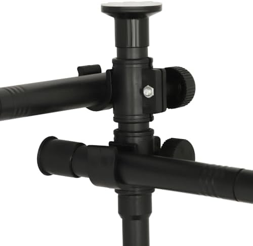 Schwarz Raumteiler Paraventgestell – Freistehender Raumtrenner ohne Vorhang für Wohnzimmer, Schlafzimmer & Büro