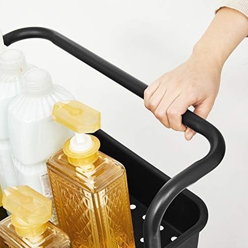 SONGMICS Servierwagen 3 Ebenen mit Griff und Bremsen – Idealer Küchenwagen für Schlafzimmer und Wohnzimmer, leicht aufzu