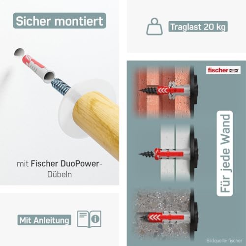 Borgen Fahrrad Wandhalterung aus Holz – stabile 20 kg Tragkraft für Rennrad, MTB & E-Bike