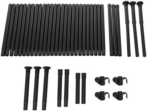 Schwarz Raumteiler Paraventgestell – Freistehender Raumtrenner ohne Vorhang für Wohnzimmer, Schlafzimmer & Büro