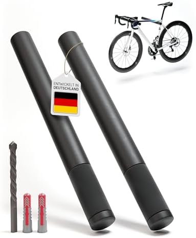 Borgen Fahrrad Wandhalterung aus Holz – stabile 20 kg Tragkraft für Rennrad, MTB & E-Bike