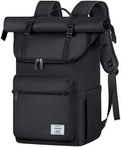 Lubardy Rolltop Rucksack - Wasserdichter Laptop Rucksack für Uni, Arbeit & Reisen 17,3 Zoll
