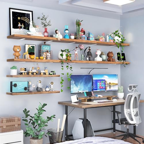 2 Stück robuste Regalhalter 15cm aus Metall mit Schrauben, 70 Kg Tragkraft, ideal für die Wohnraumgestaltung, Schwarz