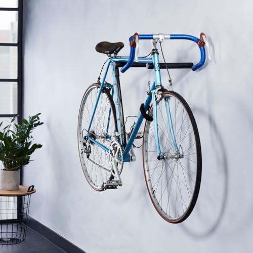 Borgen Fahrrad Wandhalterung aus Holz – stabile 20 kg Tragkraft für Rennrad, MTB & E-Bike